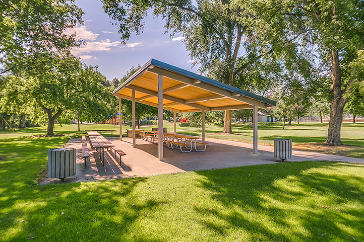 Sunset Park ID Shelter Custom Angle Shelter