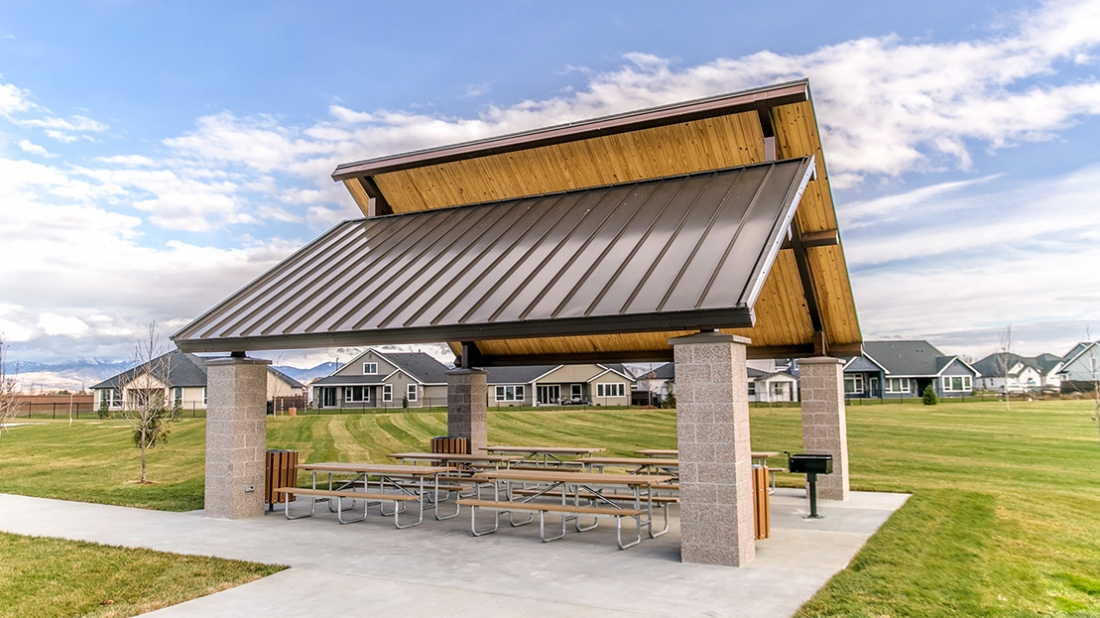 Keith Bird Legacy Park-ID-Custom Shelters-All Steel Custom Shelter-View 02