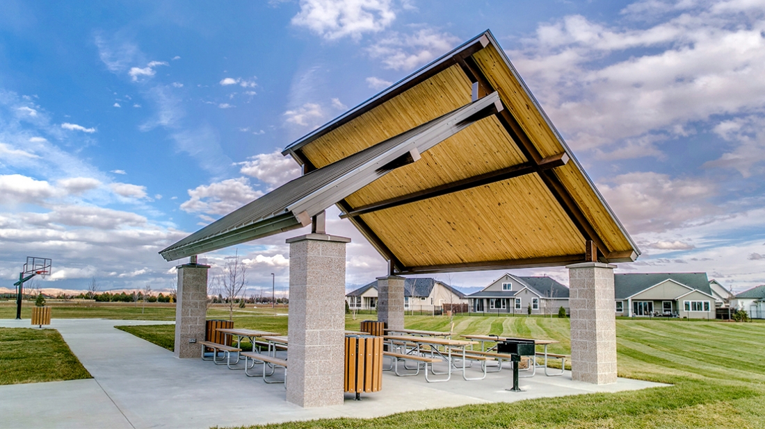Keith Bird Legacy Park-ID-Custom Shelters-All Steel Custom Shelter-View 08