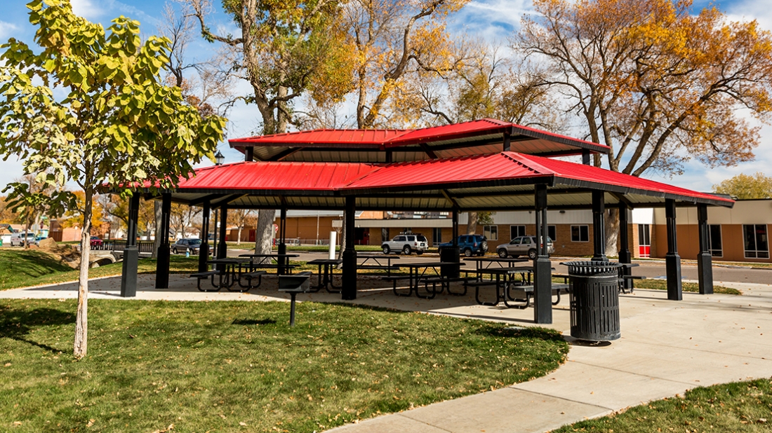 Lola Park-CO-Steel Shelters-All-Steel Duo-Top Square Structure-View 06