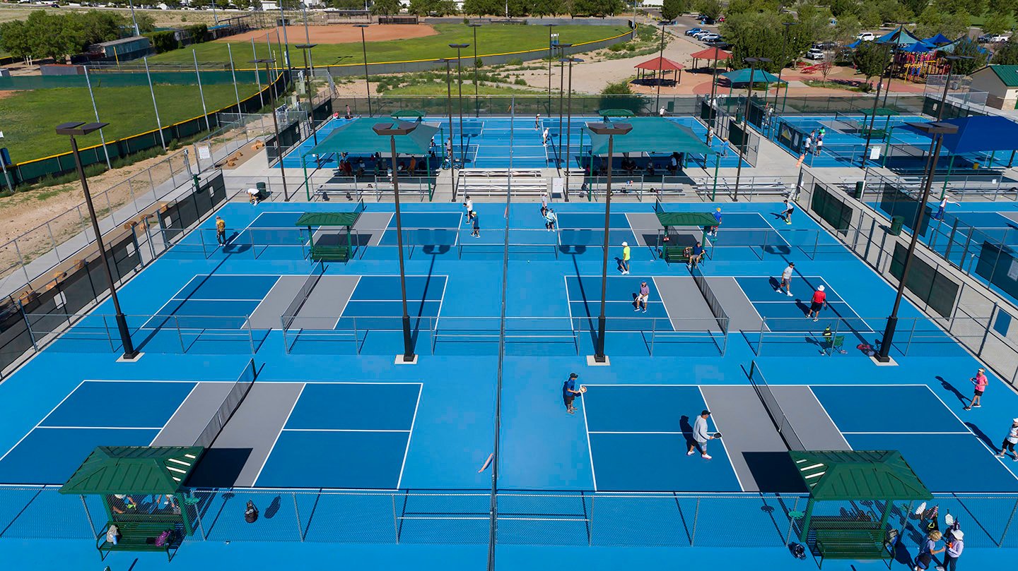 Manzano Mesa Pickleball Park-NM-Shade and Shelter-Site View-25-Web