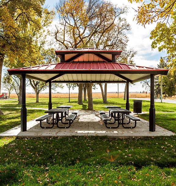 Lola Park-CO-Steel Shelters-All-Steel Duo-Top Square Structure-View 03-Web-Square